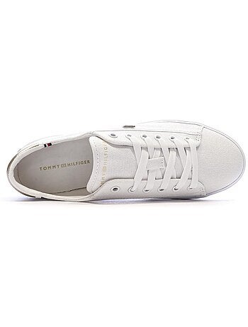 Zapatillas de Lona con Cordones para Mujer Tommy Hilfiger