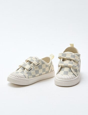 Zapatillas de lona con estampado de damas