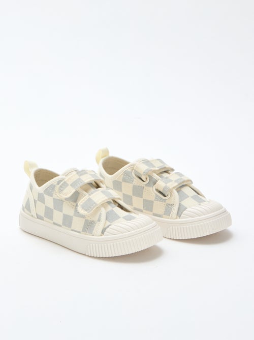 Zapatillas de lona con estampado de damas - Kiabi