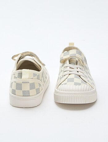 Zapatillas de lona con estampado de damas