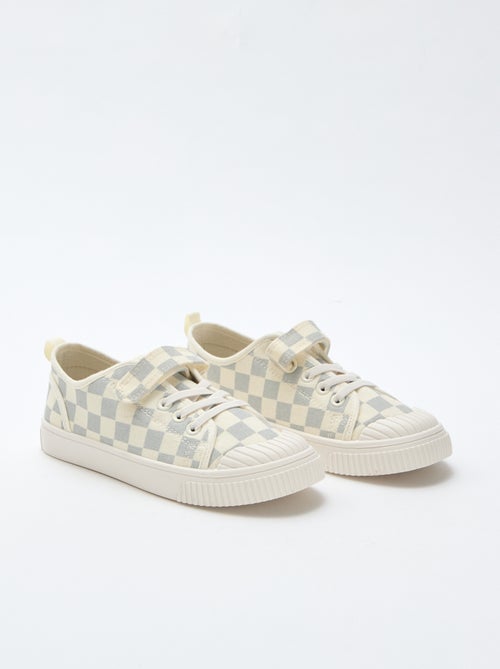 Zapatillas de lona con estampado de damas - Kiabi