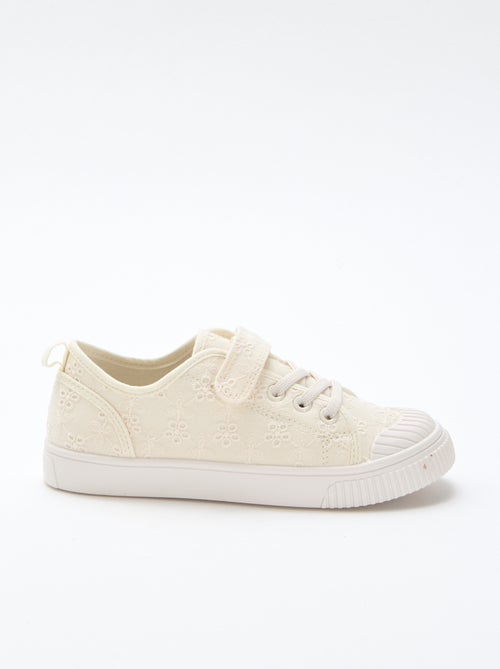 Zapatillas de lona con estampado de damas - Kiabi