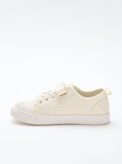 Zapatillas de lona con estampado de damas - Kiabi