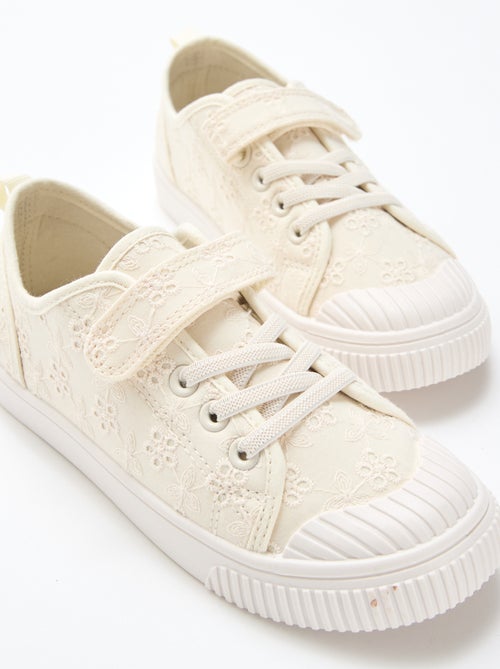 Zapatillas de lona con estampado de damas - Kiabi