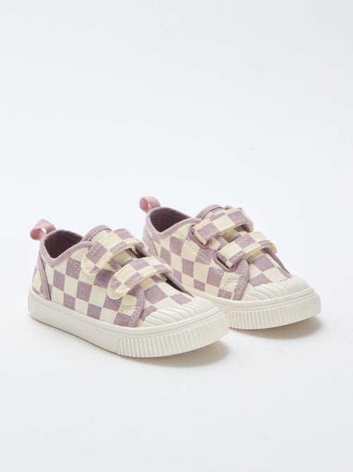 Zapatillas de lona con estampado de damas - Kiabi