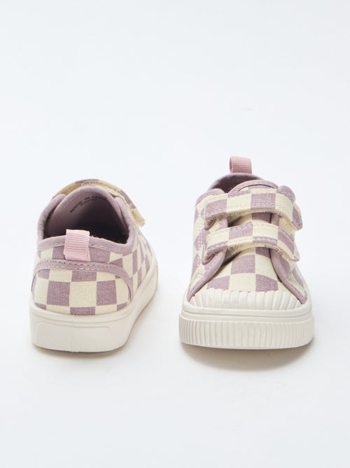 Zapatillas de lona con estampado de damas - Kiabi