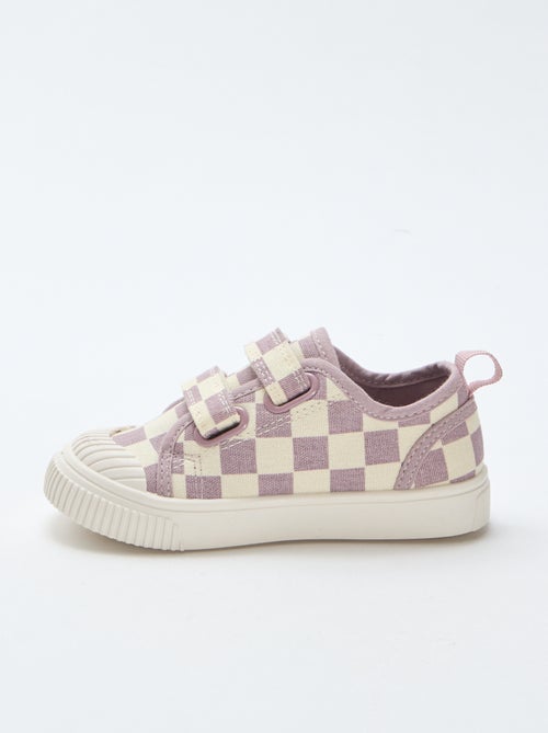 Zapatillas de lona con estampado de damas - Kiabi