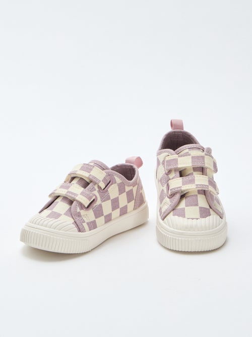 Zapatillas de lona con estampado de damas - Kiabi