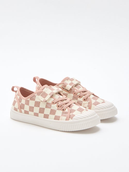 Zapatillas de lona con estampado de damas - Kiabi