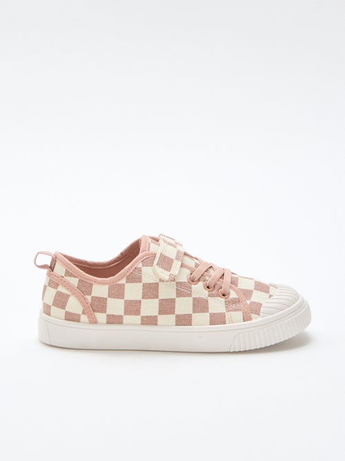Zapatillas de lona con estampado de damas - Kiabi