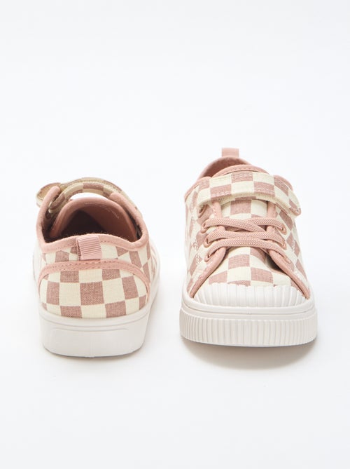 Zapatillas de lona con estampado de damas - Kiabi