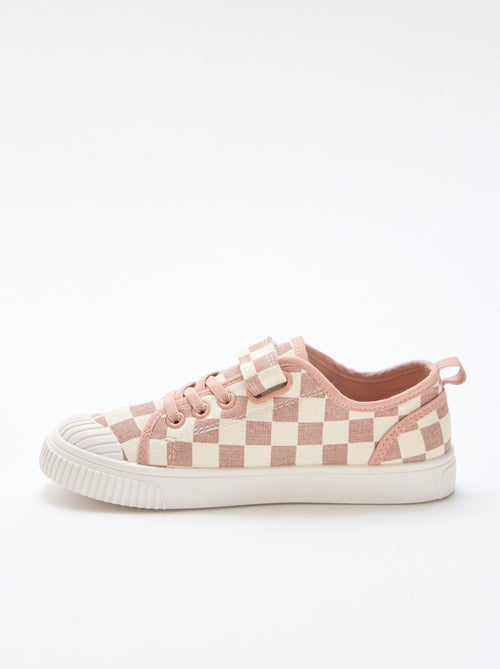Zapatillas de lona con estampado de damas - Kiabi