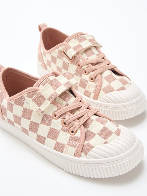 Zapatillas de lona con estampado de damas - Kiabi