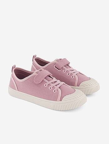Zapatillas de lona con estampado de damas