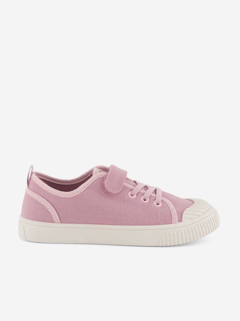 Zapatillas de lona con estampado de damas Rosa - Kiabi
