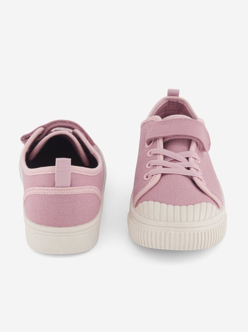 Zapatillas de lona con estampado de damas - Kiabi