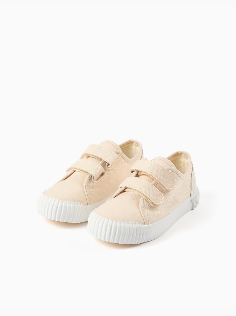 Zapatillas de lona con suela antideslizante Beige - Kiabi