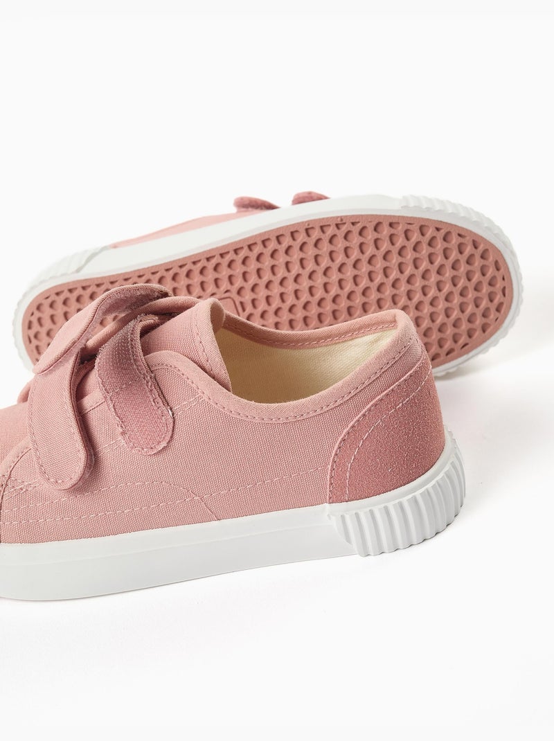 Zapatillas de lona con suela antideslizante Rosa claro - Kiabi