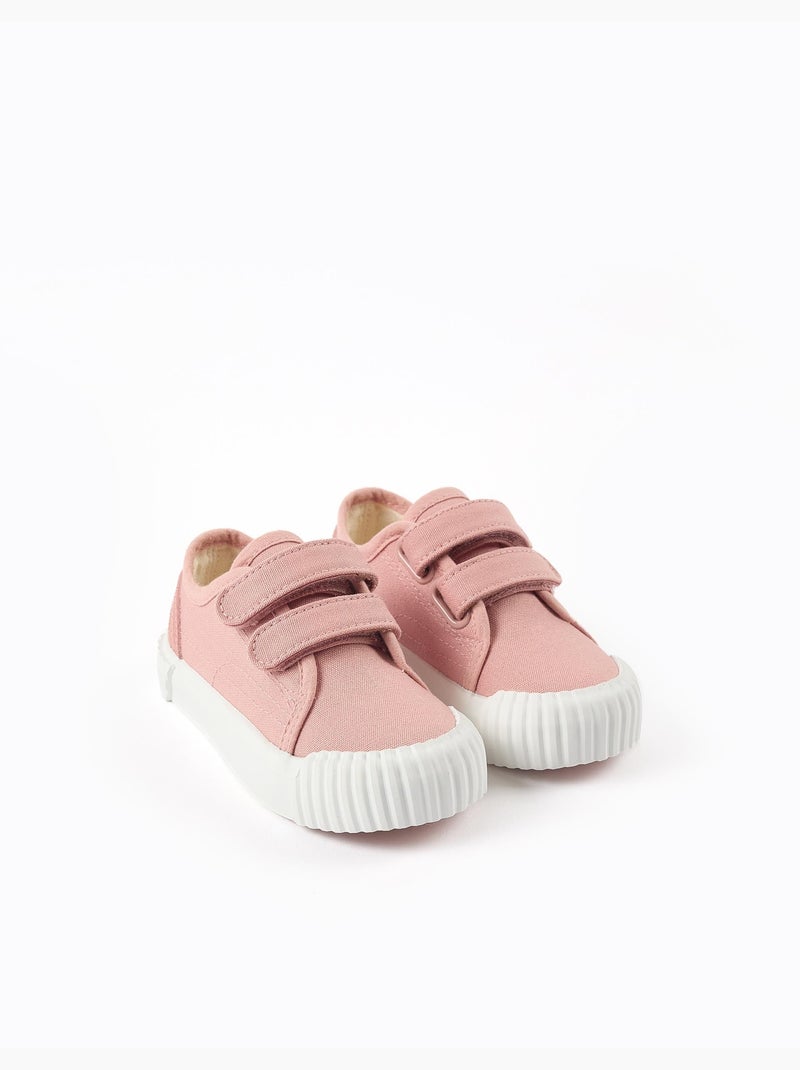 Zapatillas de lona con suela antideslizante Rosa claro - Kiabi