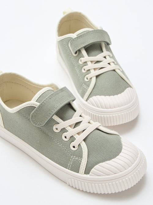 Zapatillas de lona con velcro - Kiabi