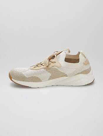 Zapatillas de malla bicolor