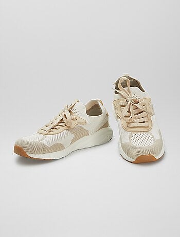 Zapatillas de malla bicolor