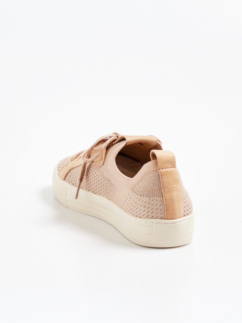 Zapatillas de malla calada con cordones - AFIBEL Rosa - Kiabi
