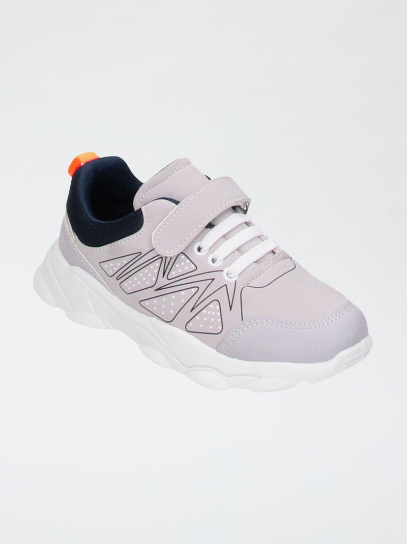 Zapatillas de malla Gris - Kiabi