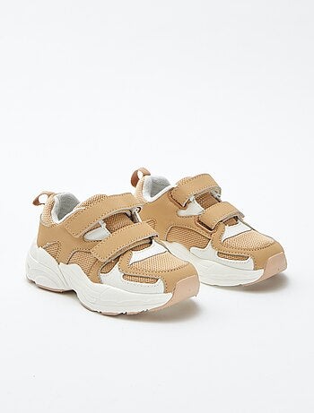 Zapatillas de malla y material sintético