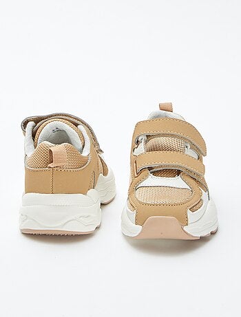 Zapatillas de malla y material sintético
