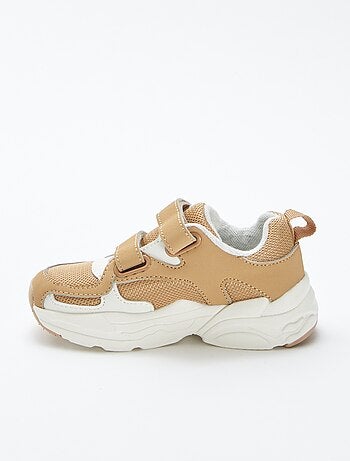 Zapatillas de malla y material sintético