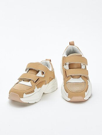 Zapatillas de malla y material sintético