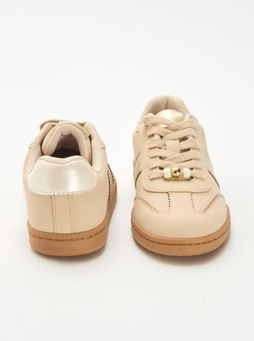 Zapatillas de moda con detalles estampados de leopardo - Kiabi