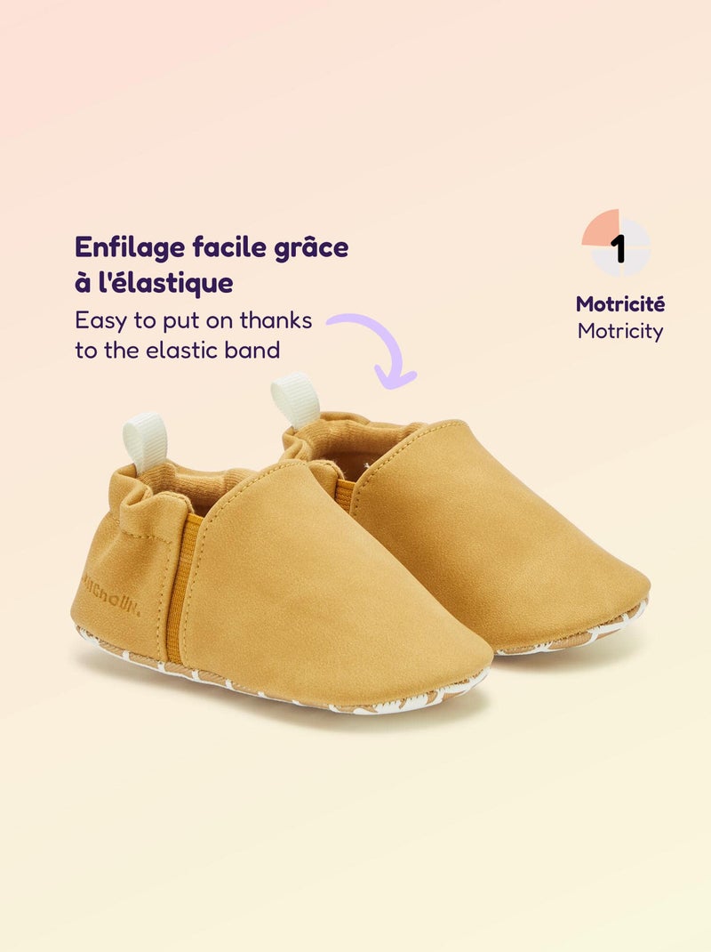 Zapatillas de motricidad 1 'darse la vuelta' - Kitchoun Amarillo - Kiabi