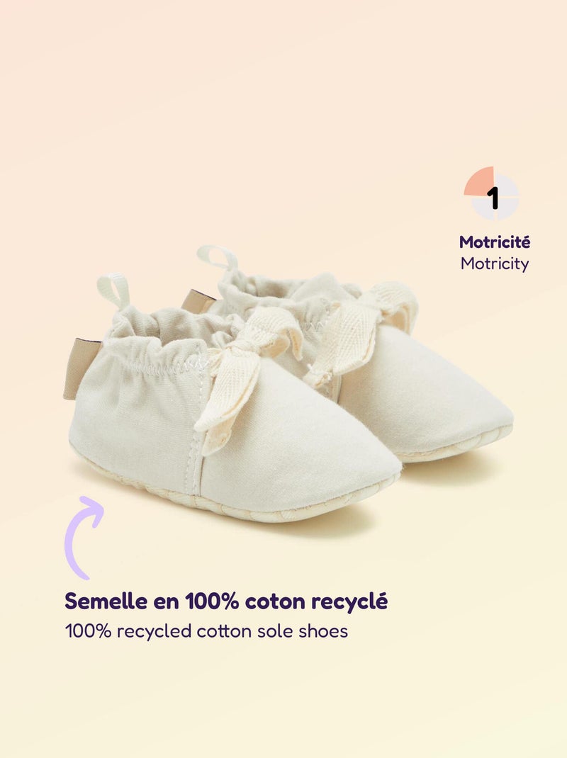 Zapatillas de motricidad 1 'darse la vuelta' - Kitchoun Beige - Kiabi