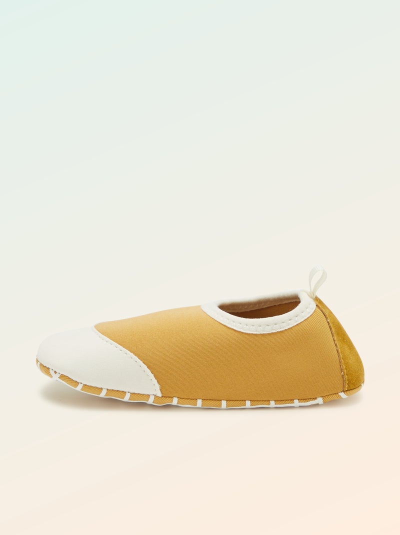 Zapatillas de motricidad 2 'a gatas' - Kitchoun Amarillo - Kiabi