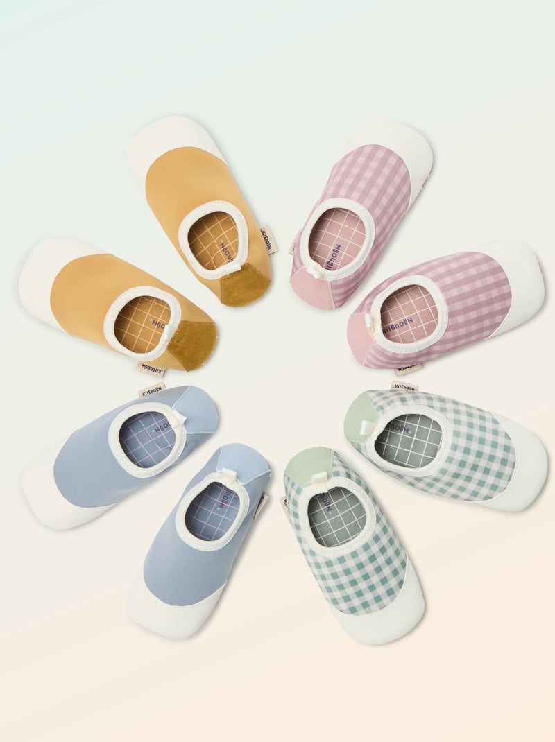 Zapatillas de motricidad 2 'a gatas' - Kitchoun Amarillo - Kiabi