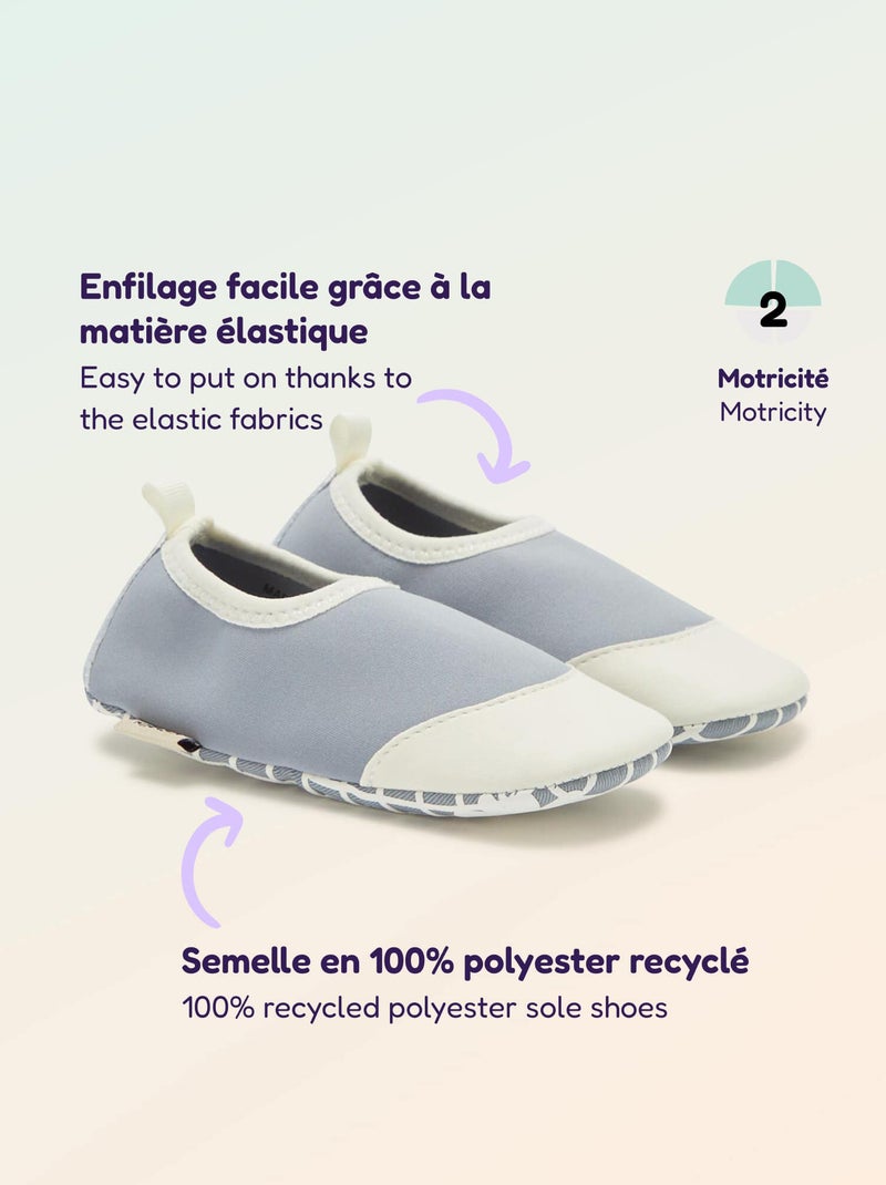 Zapatillas de motricidad 2 'a gatas' - Kitchoun azul - Kiabi