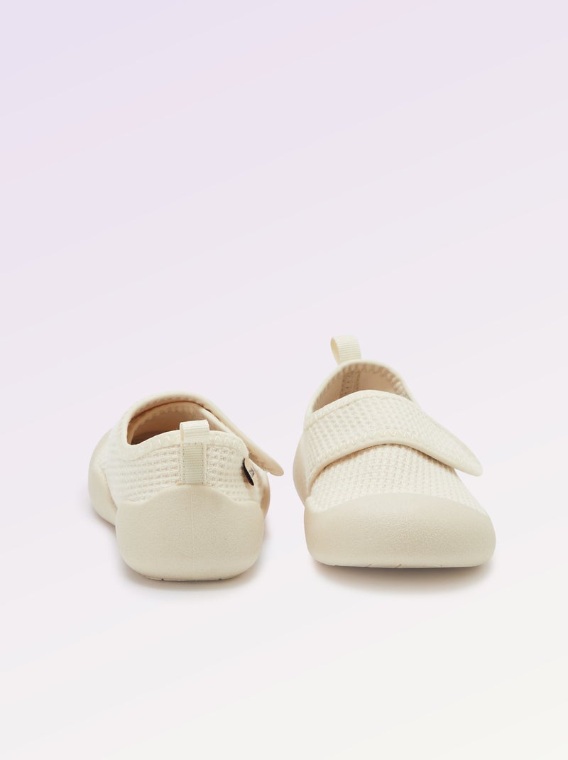 Zapatillas de motricidad 3 'Primeros pasos' - Kitchoun Beige - Kiabi