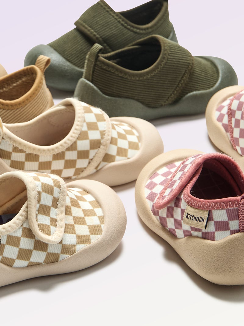 Zapatillas de motricidad 3 'primeros pasos' - Kitchoun Rosa - Kiabi