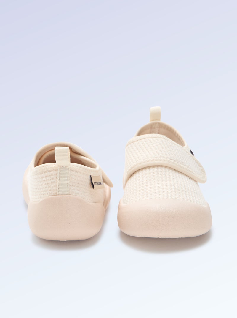 Zapatillas de motricidad 4 'para caminar' - Kitchoun Beige - Kiabi