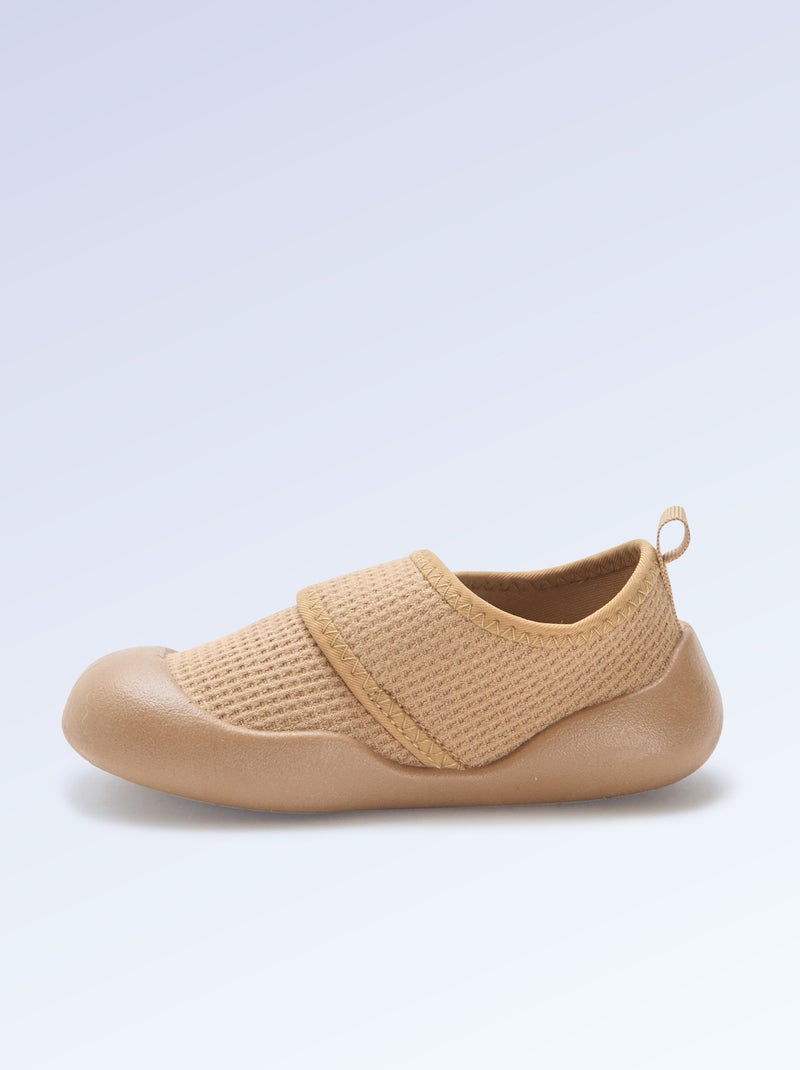Zapatillas de motricidad 4 'para caminar' - Kitchoun Marron - Kiabi
