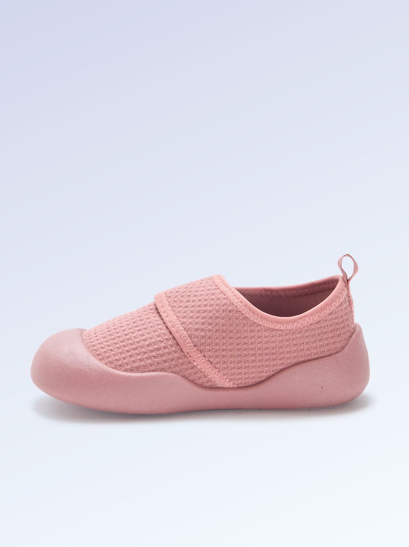 Zapatillas de motricidad 4 'para caminar' - Kitchoun Rosa - Kiabi