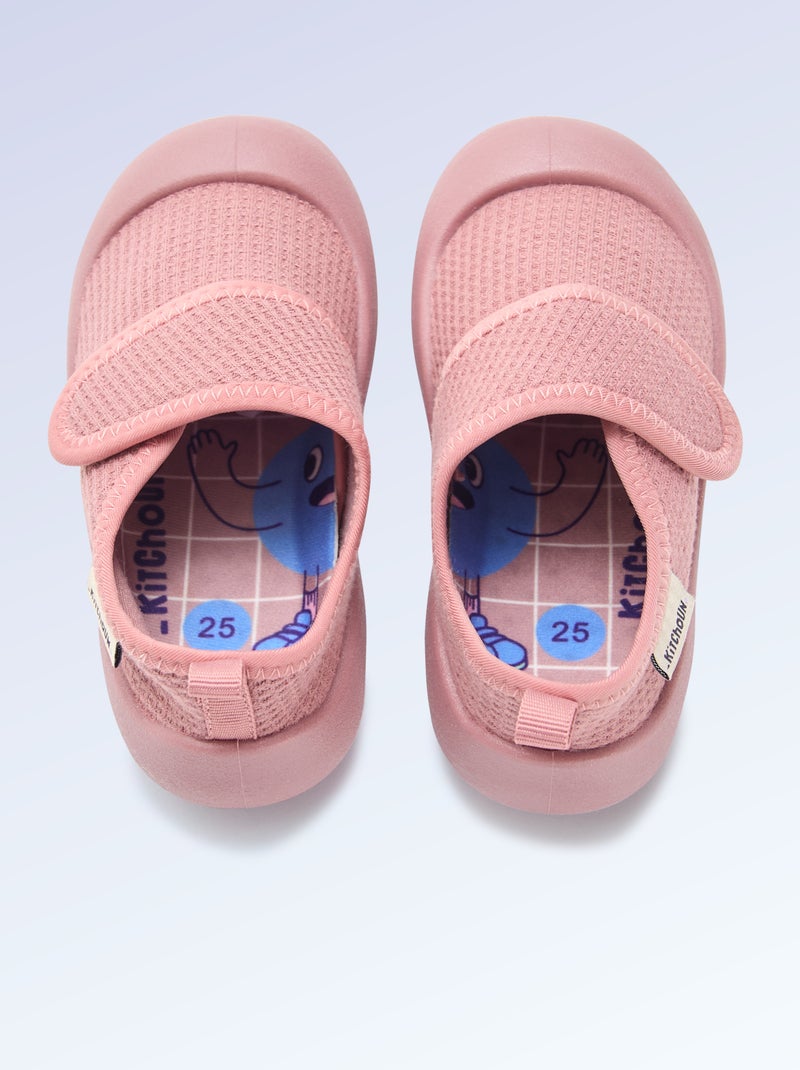 Zapatillas de motricidad 4 'para caminar' - Kitchoun Rosa - Kiabi