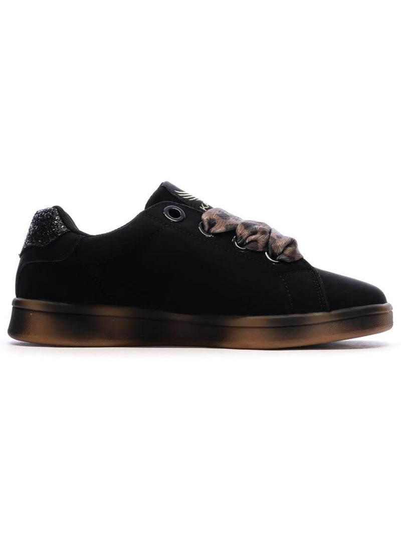 Zapatillas de mujer kaporal con estampado leopardo Negro - Kiabi