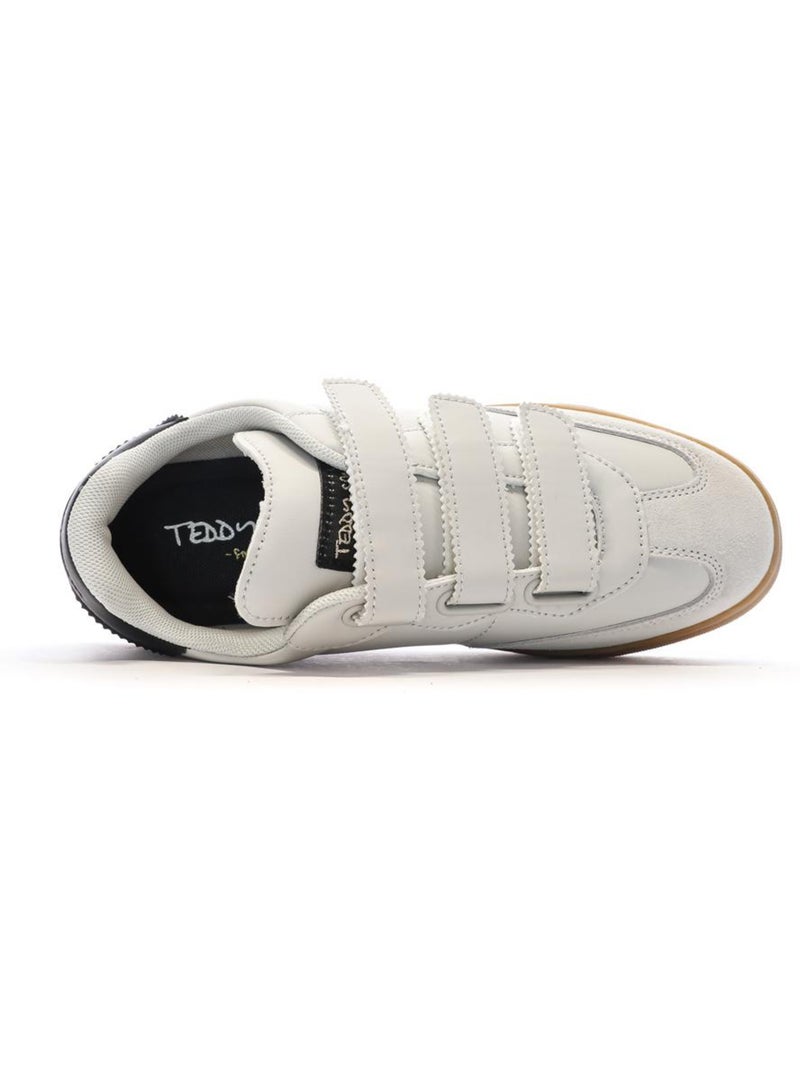 Zapatillas de Mujer Teddy Smith Blanco Beige Negro - Kiabi