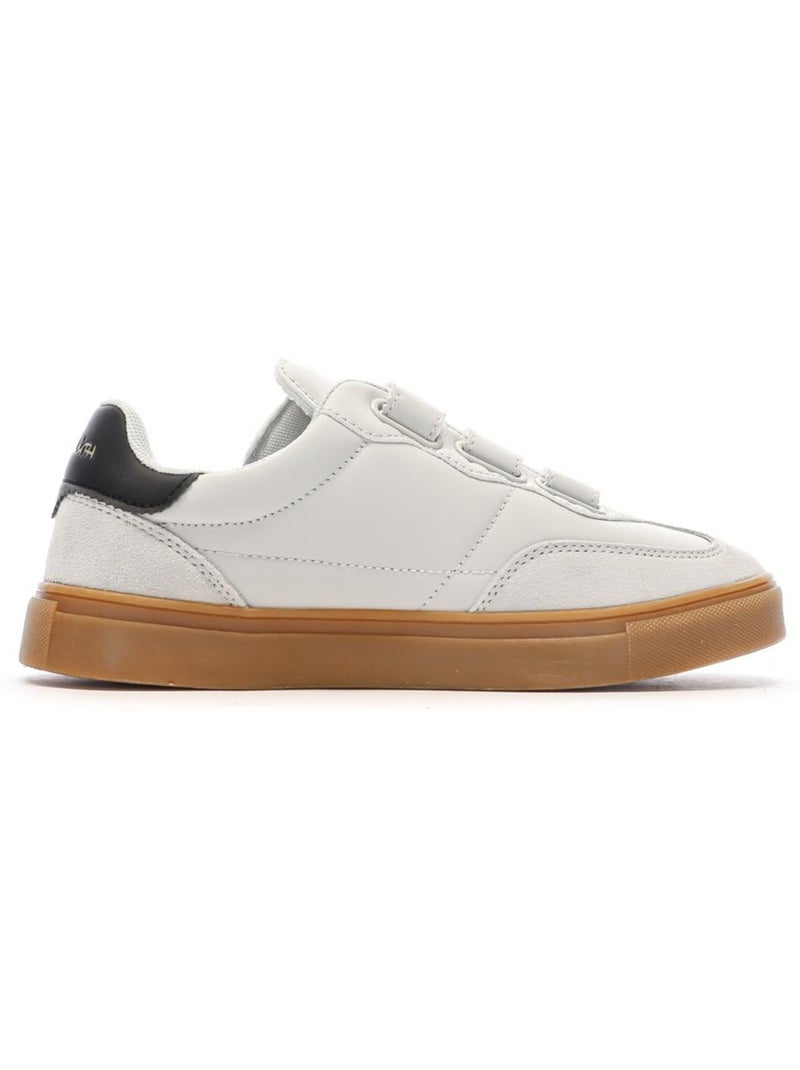 Zapatillas de Mujer Teddy Smith Blanco Marrón - Kiabi