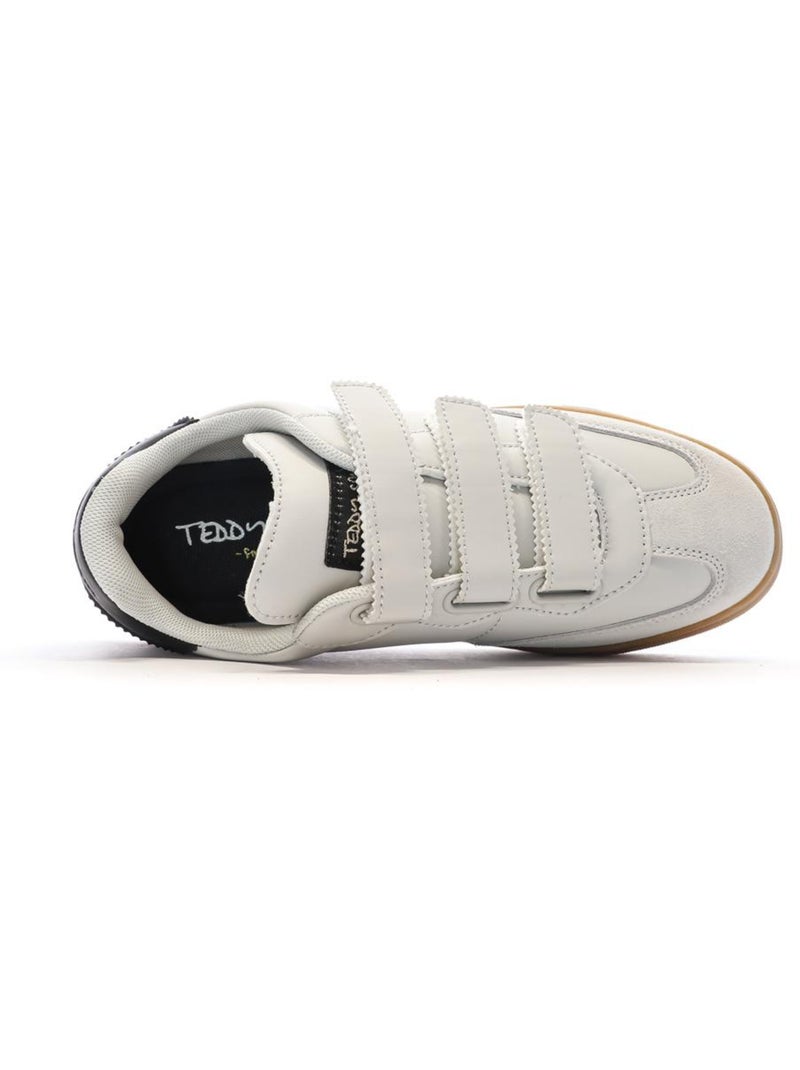 Zapatillas de Mujer Teddy Smith Blanco Marrón - Kiabi