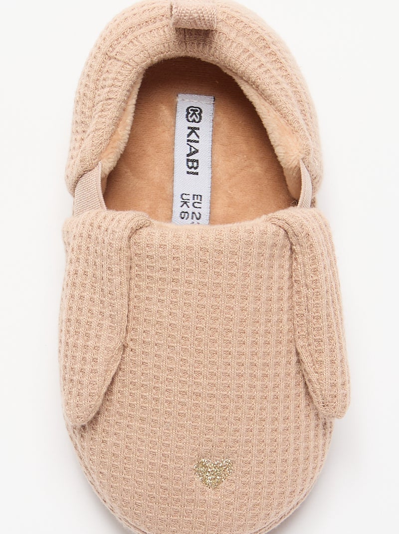 Zapatillas de nido de abeja Marron - Kiabi