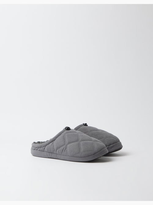 Zapatillas de pana para dormitorios, mo fashion - Kiabi Zapatillas de pana para dormitorios, mo fashion - Kiabi